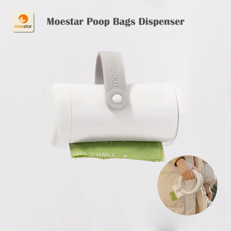 Pet Leash Extension Belt with Poop Bag Dispenser