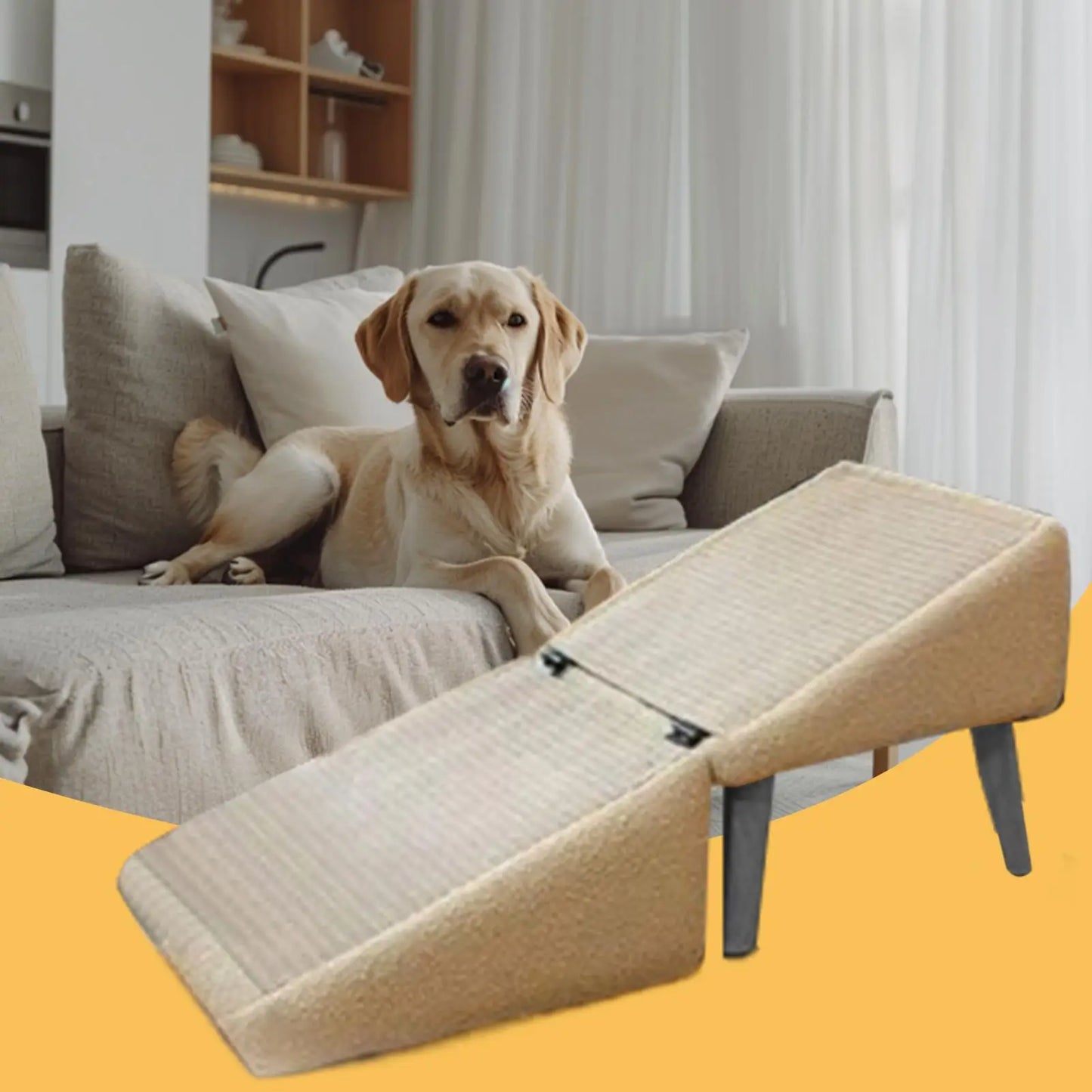 Foldable Non-Slip Pet Ramp & Step Stool