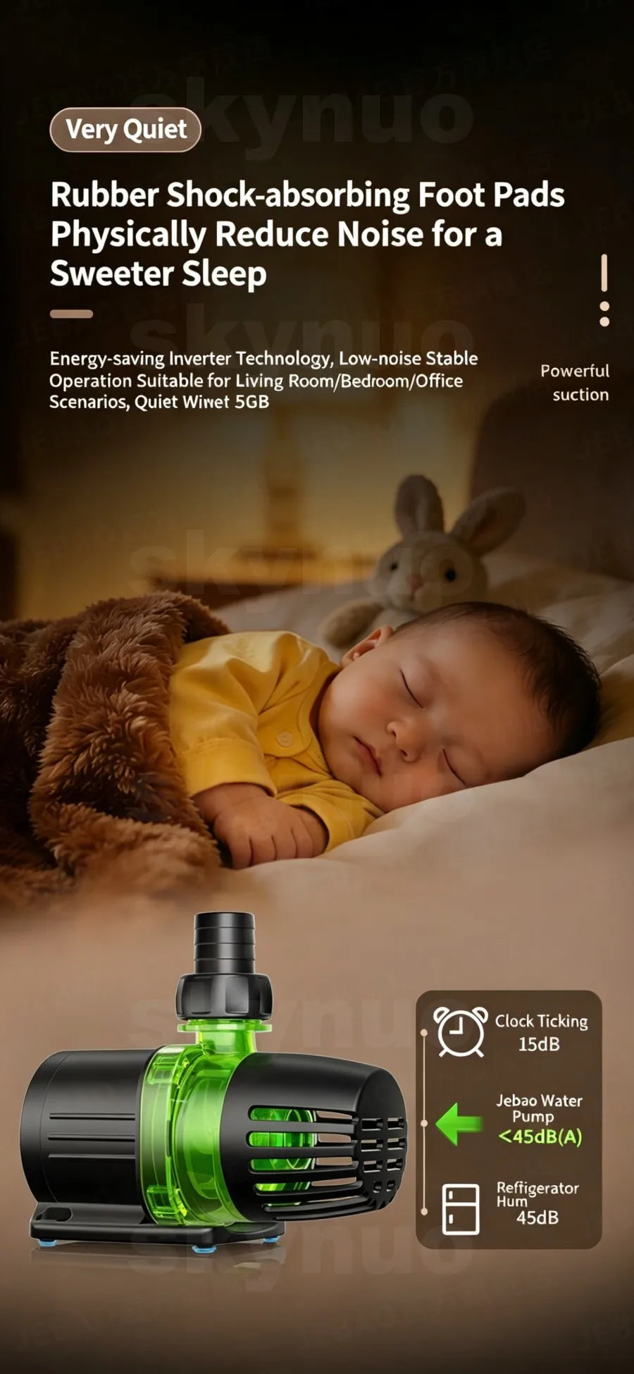 Jecod Smart WiFi & Bluetooth DC Submersible Water Pump