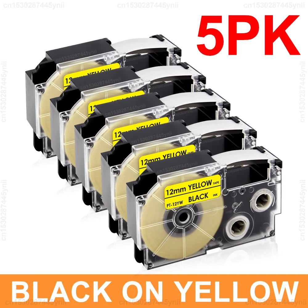Compatible Label Tape for Casio Label Makers