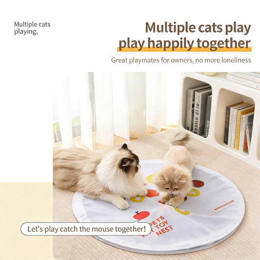 Automatic Cat Hunting Mat & Moving Ball Toy