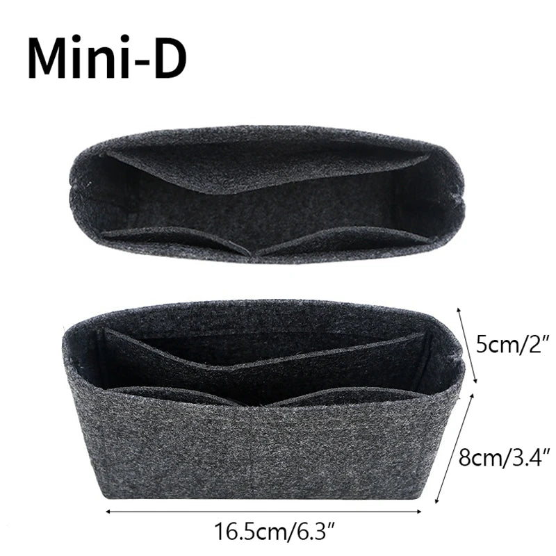 Mini Tote Bag Organizer Insert