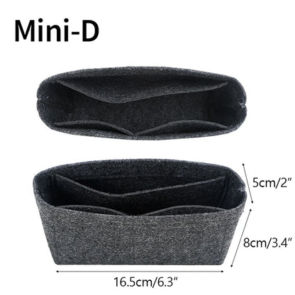 Mini Tote Bag Organizer Insert