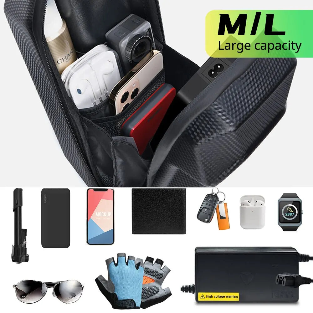Waterproof EVA Hard Shell Scooter Handlebar Bag