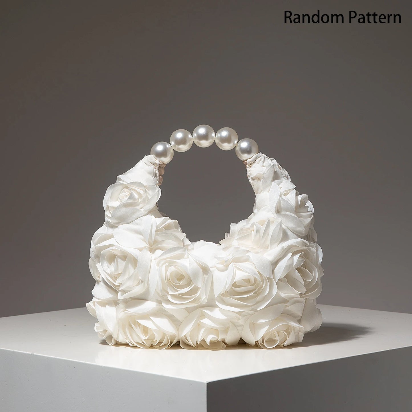 Floral Pearl Evening Party Handbag