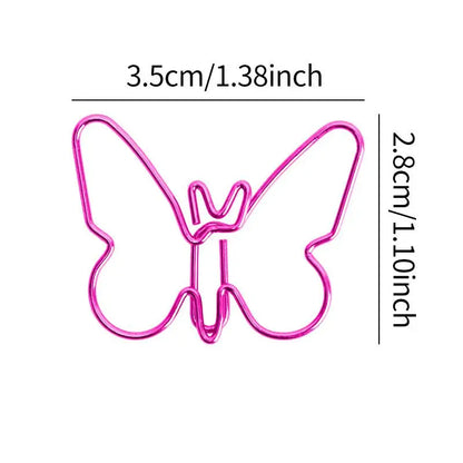 Decorative Butterfly Bookmark Paper Clips
