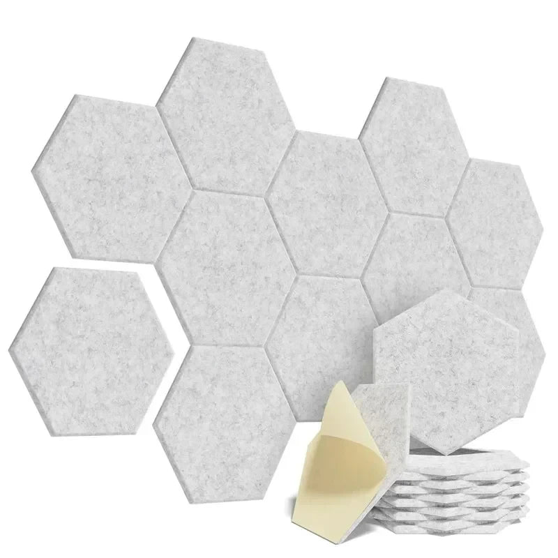 Hexagonal Self-Adhesive Acoustic Wall Panels