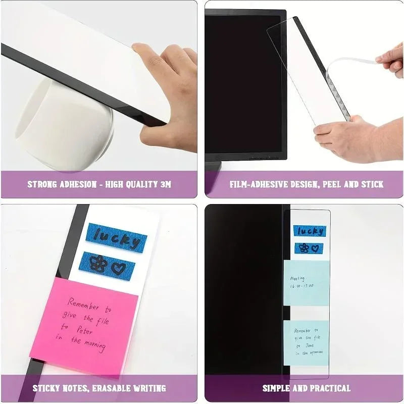 Computer Monitor Memo Board Clip