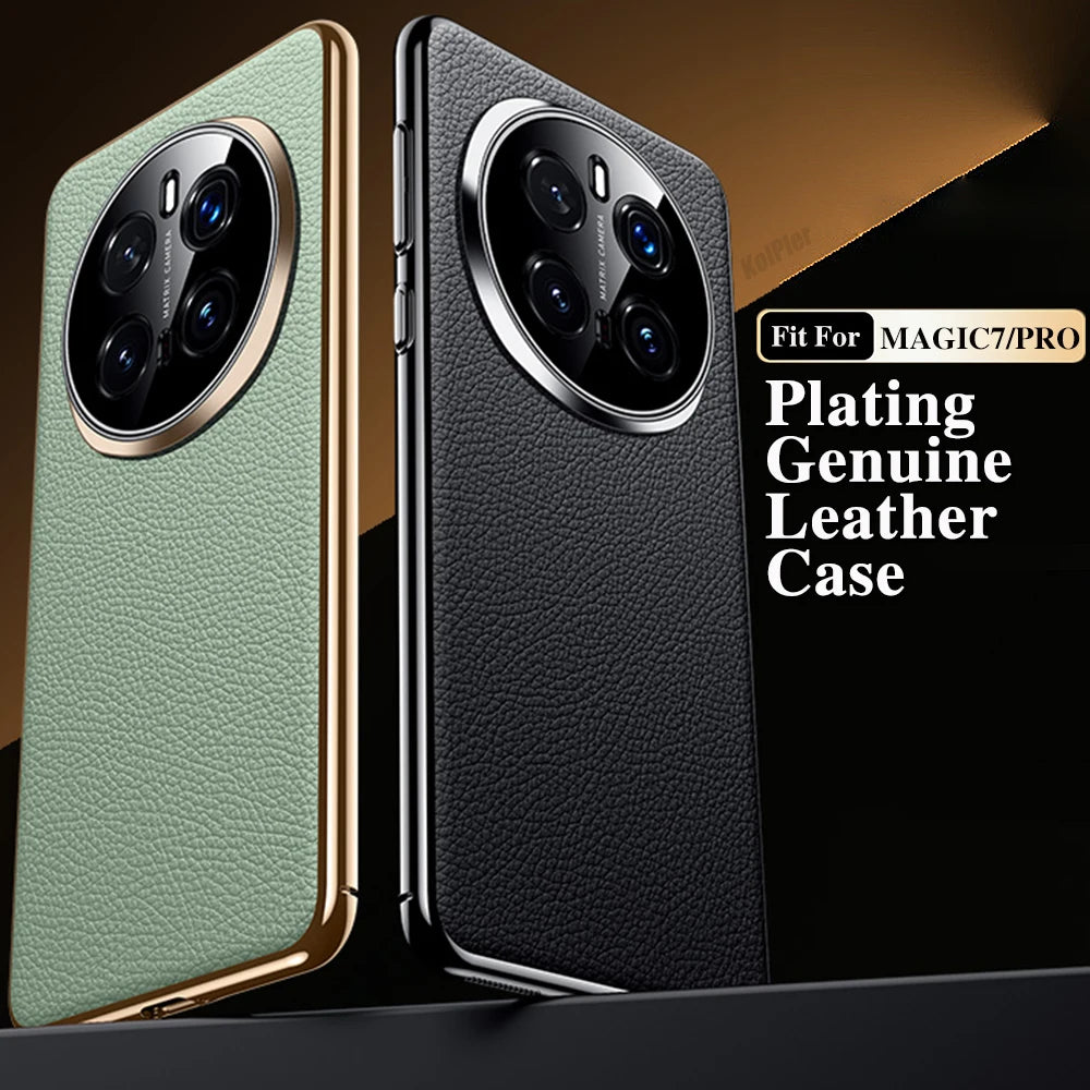 Mobile Phone Case – Original Leather Case For Honor Magic