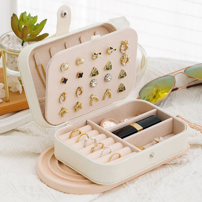 Portable Travel Jewelry Organizer Case