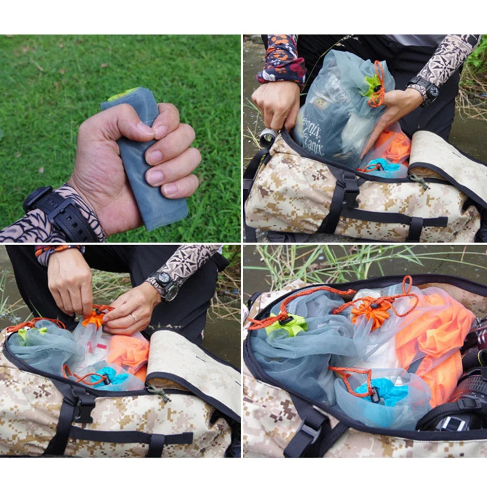Ultralight Mesh Drawstring Storage Bag