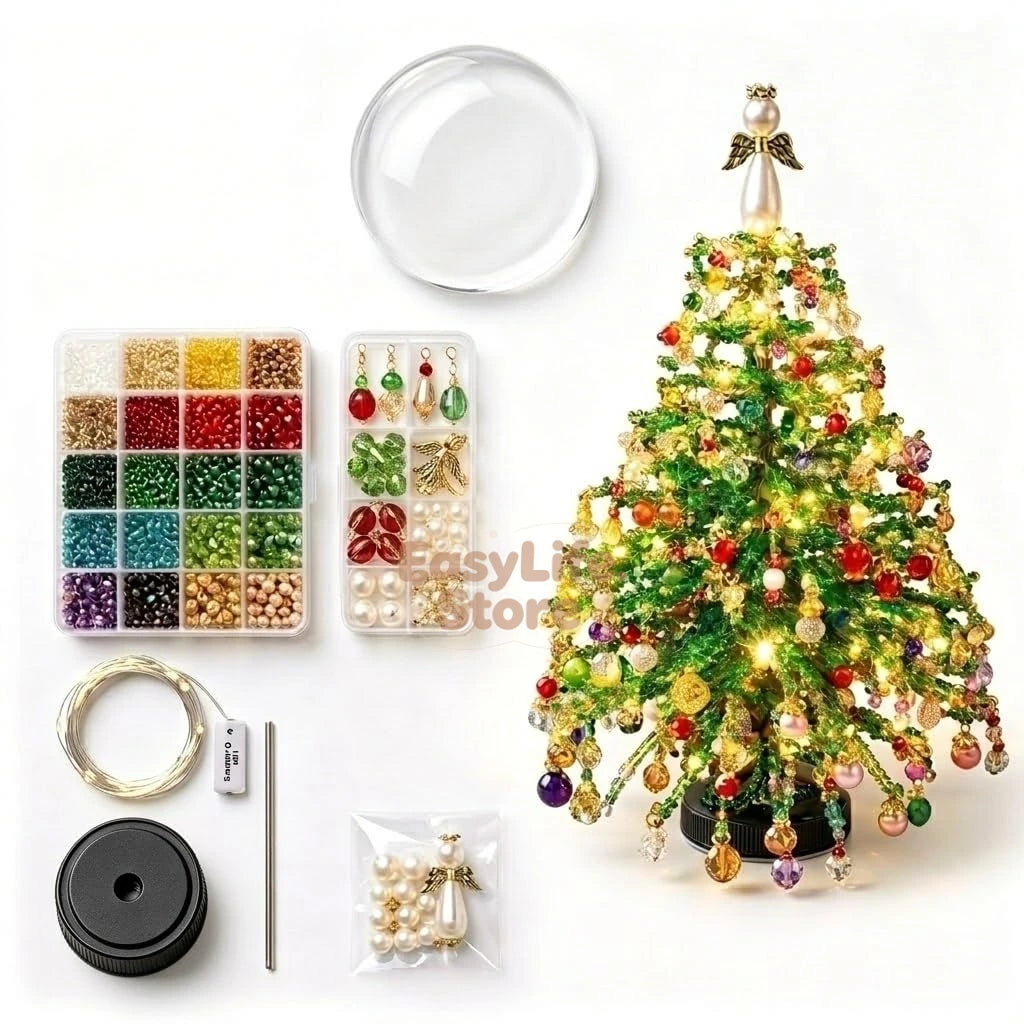 LED DIY Beaded Holiday Tree Kit
