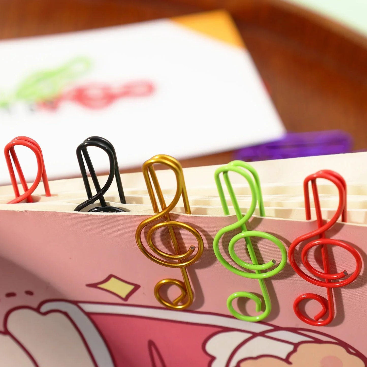 Music Note Paper Clips