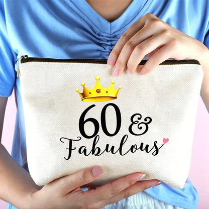 Birthday Cosmetic & Travel Toiletry Pouch for Women