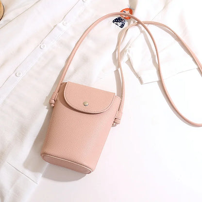 PU Leather Flap Crossbody Phone Bag