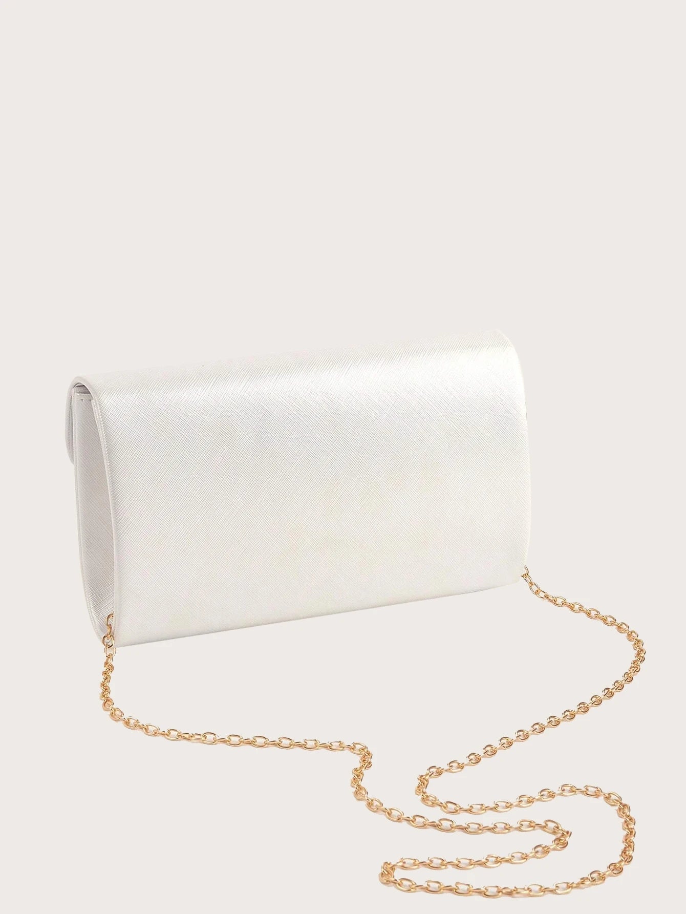 Elegant Metallic Evening Clutch Bag
