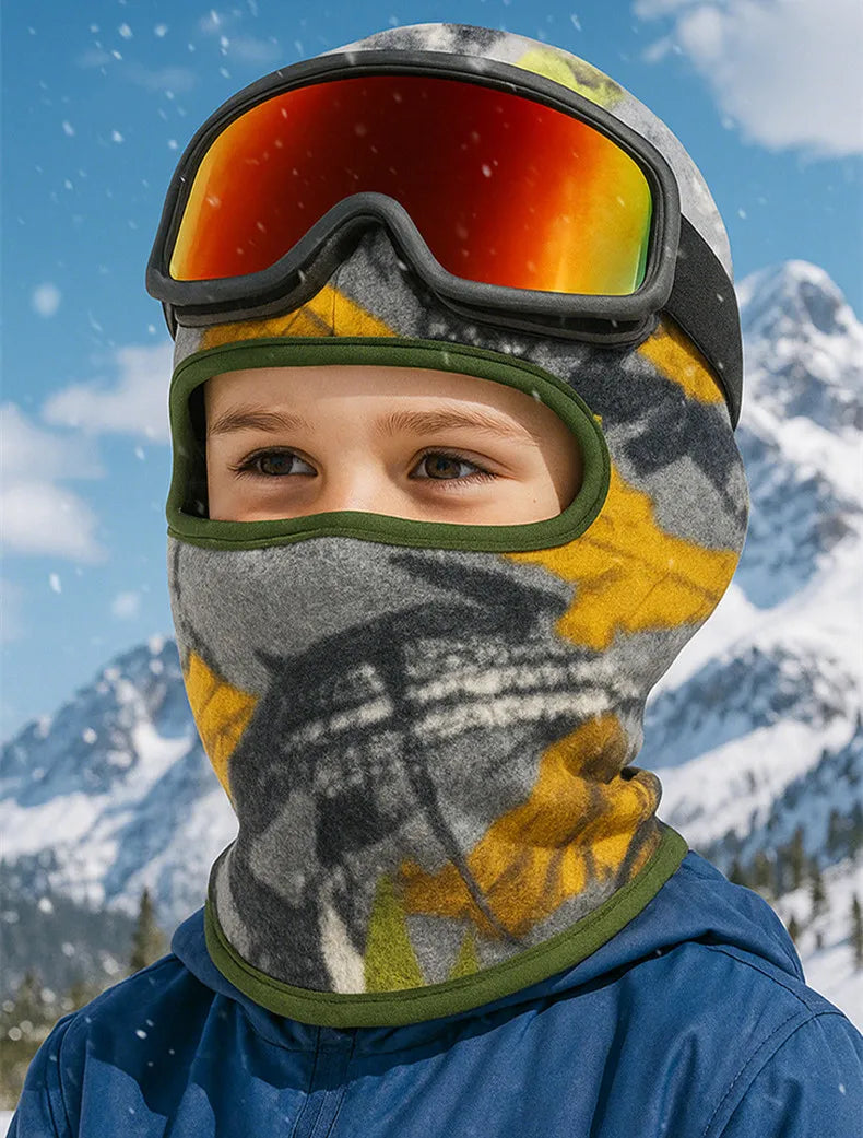 Kids’ Winter Fleece Balaclava Face Cover