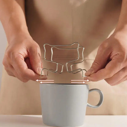 304 Stainless Steel Foldable Coffee Filter Holder