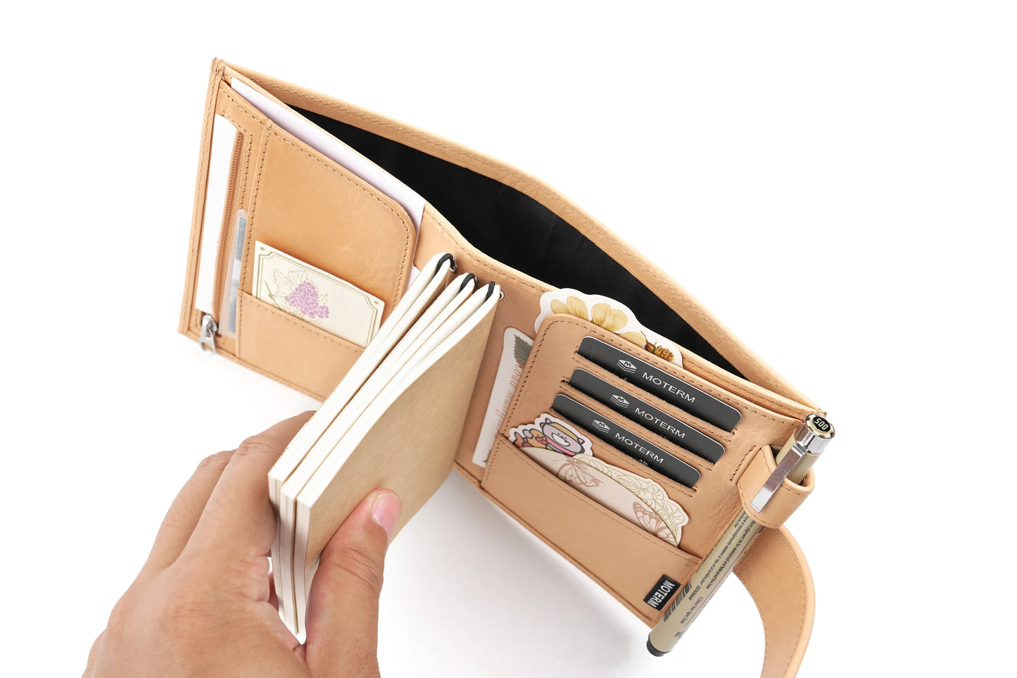 Moterm Passport Leather Travel Journal Organizer