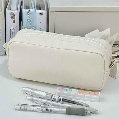 Minimalist Student Pencil Bag for School & Office Supplies