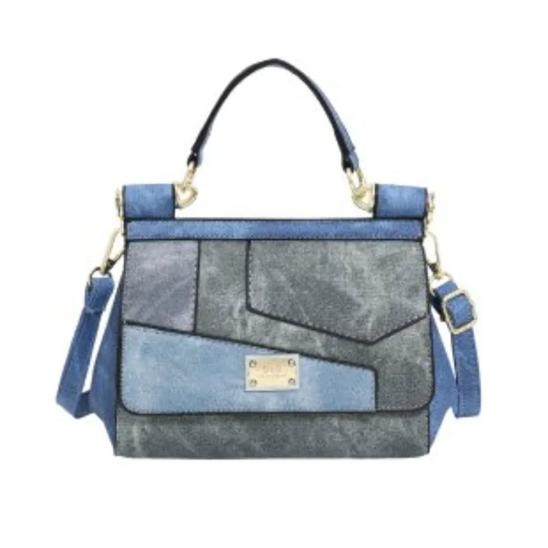 Minimalist Leather Crossbody Tote Bag