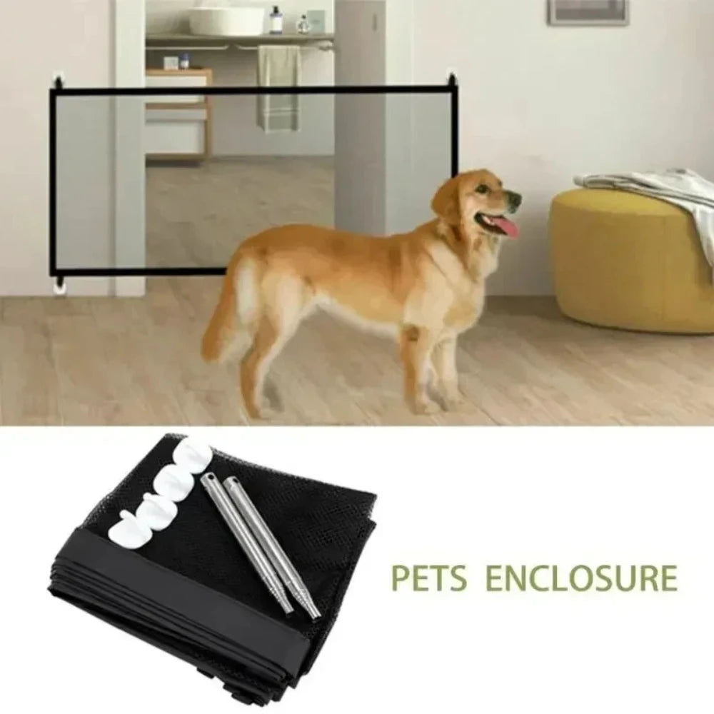 Portable Nylon Mesh Pet Safety Gate