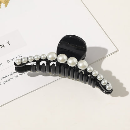 Big Pearls Hair Claw Clips