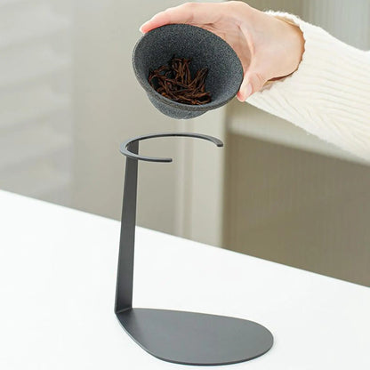 Ceramic Coffee & Tea Strainer with Stand