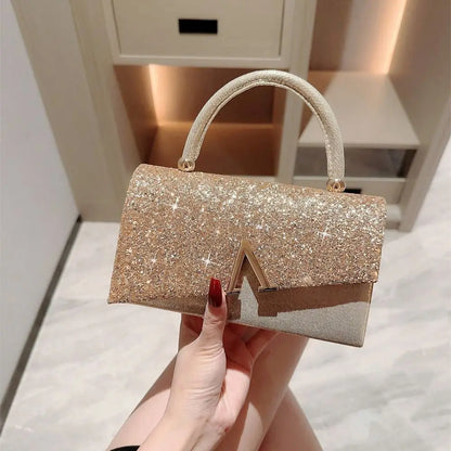 Rhinestone Bow Evening Clutch