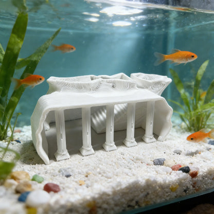 3D Castle Aquarium Cave Ornament for Fish & Reptiles