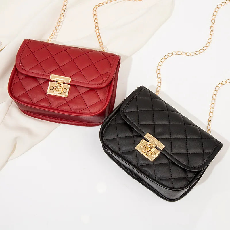Quilted Chain Crossbody Bag