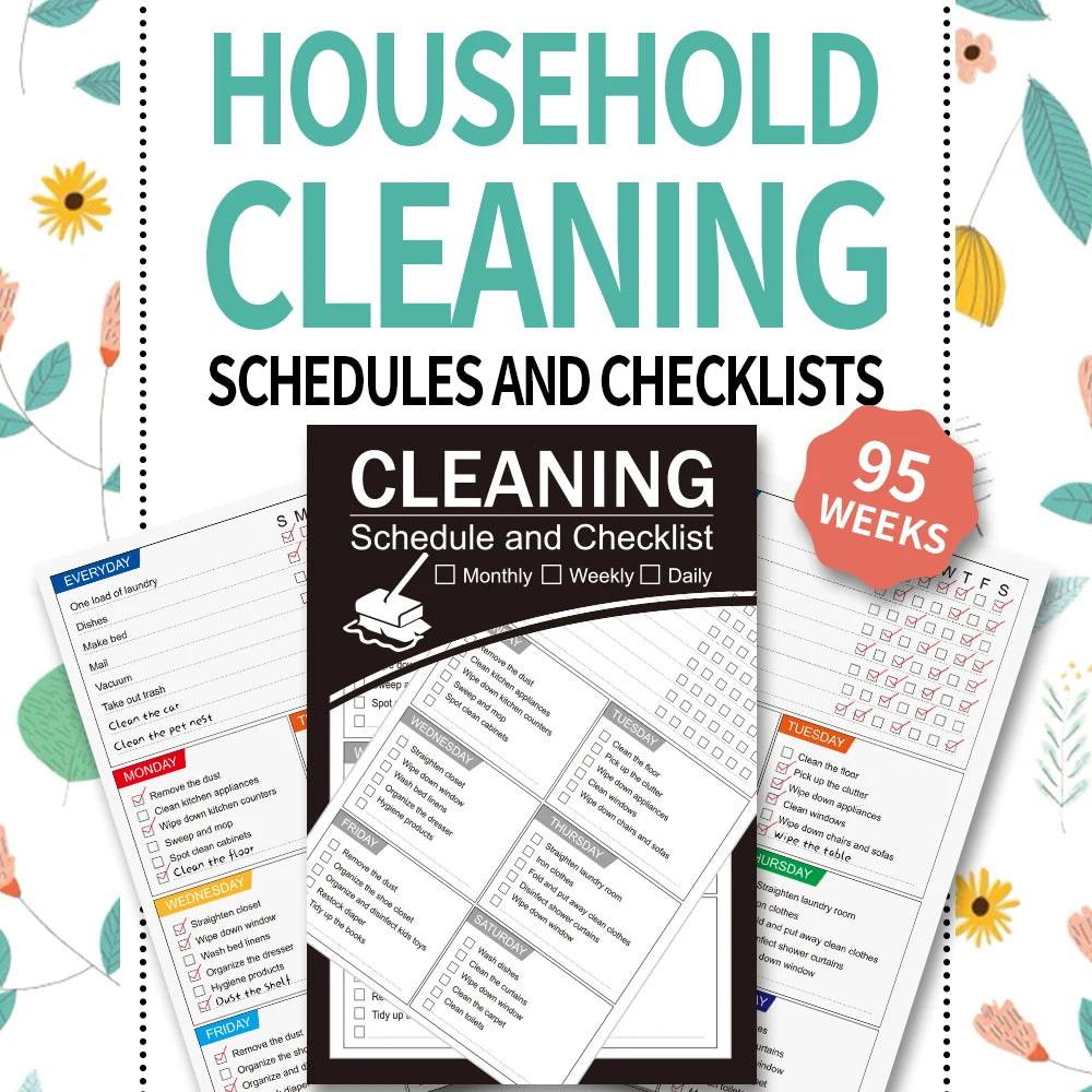 Home Organization & Housekeeping Schedule Journal