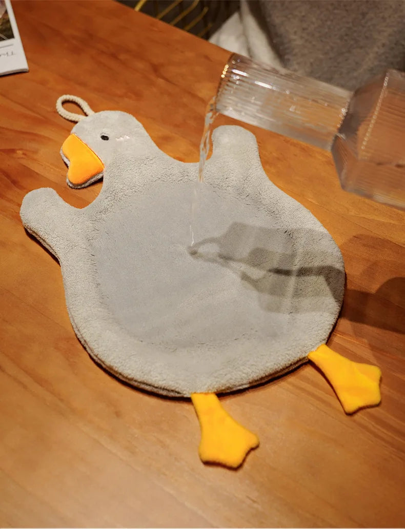 Cartoon Goose Hanging Hand Towel