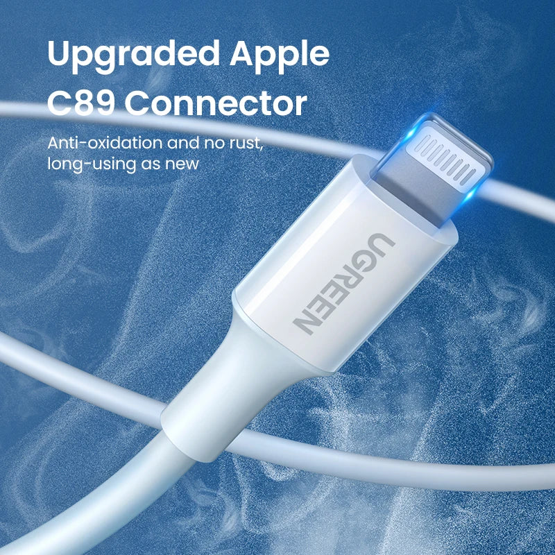 Apple Certified USB-A to Lightning Cable – 2.4A Fast Charge
