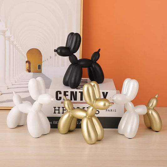 Nordic Balloon Dog Resin Figurine