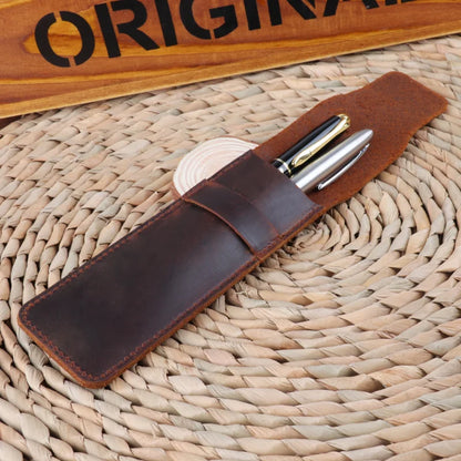 Handmade Leather Pen Case