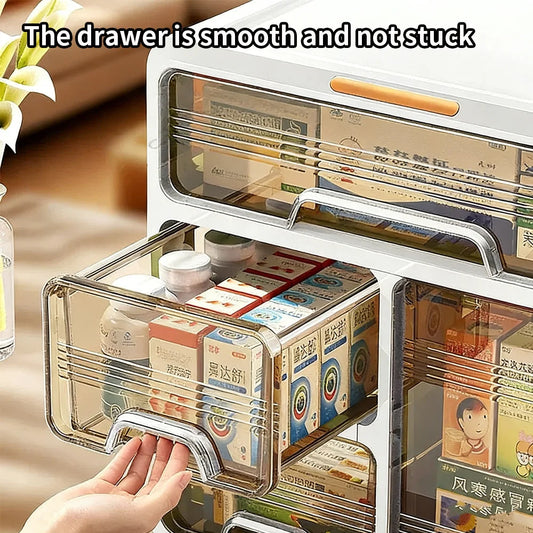 Large Capacity Drawer Medicine Storage Box