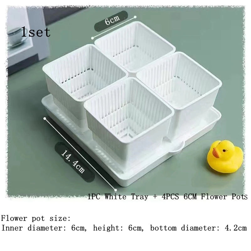 Breathable Mesh Nursery Pots for Succulents & Seedlings