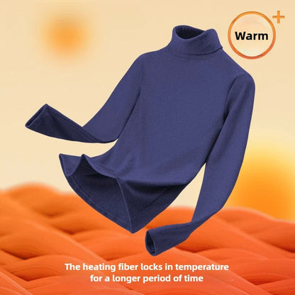 Men’s Fleece Thermal Turtleneck Shirt