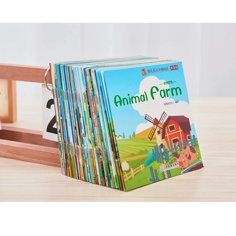 40/60 Books Set English Learning Picture Books for Kids