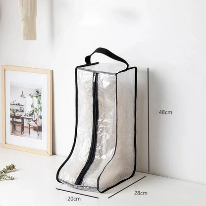 Long Boot & Shoe Storage Bag with Zipper