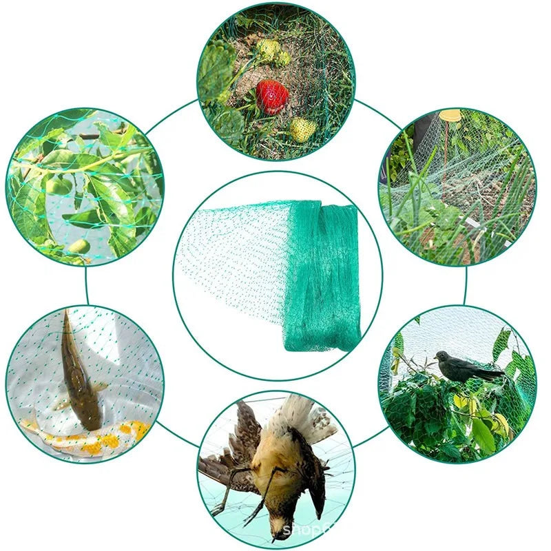 Garden Anti-Bird Netting Mesh for Fruit Trees, Vegetables, Crops & Ponds