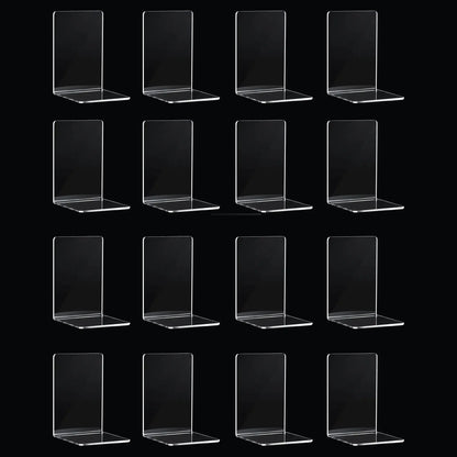 Clear Acrylic Bookends Set