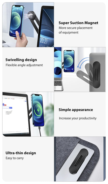 Magnetic Laptop Phone Mount