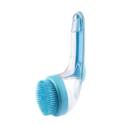 Silicone Pet Bath Brush with Shampoo Dispenser