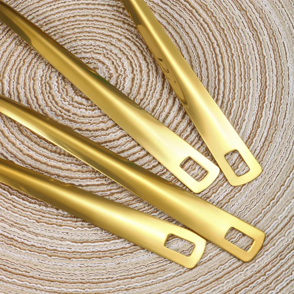 Gold Stainless Steel Kitchen Utensil Set