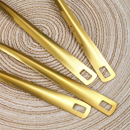 Gold Stainless Steel Kitchen Utensil Set
