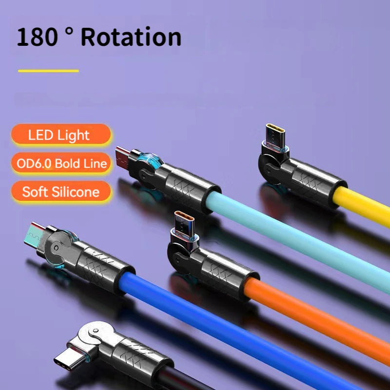 120W USB-C Silicone Cable