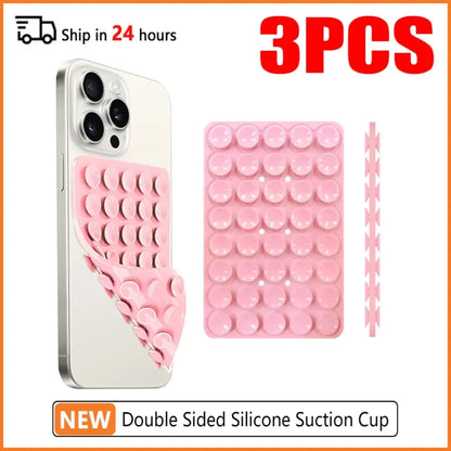 Double-Sided Silicone Suction Cup Phone Mount