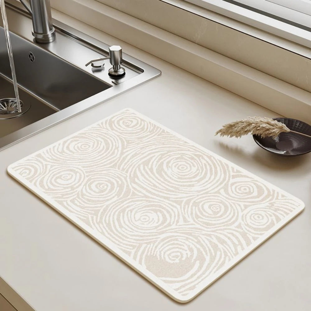 Diatom Mud Kitchen Drying Mat